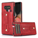 For Samsung Galaxy S22 Ultra 5G Wristband Kickstand Wallet Leather Phone Case