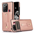 For Samsung Galaxy Note 20 Ultra Wristband Kickstand Wallet Leather Phone Case