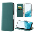 For Samsung Galaxy S22+ 5G Candy Colour Litchi Texture Leather Phone Case