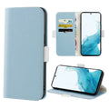 For Samsung Galaxy S22+ 5G Candy Colour Litchi Texture Leather Phone Case