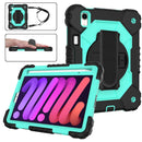 For iPad Mini 7 Contrast Colour Silicone + PC Tablet Case