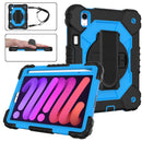 For iPad Mini 7 Contrast Colour Silicone + PC Tablet Case