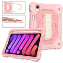 For iPad Mini 7 Contrast Colour Silicone + PC Tablet Case