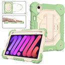 For iPad Mini 7 Contrast Colour Silicone + PC Tablet Case
