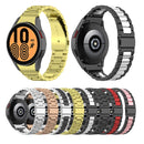 For Samsung Galaxy Watch 7/6/5/4 Stainless Steel Watch Band