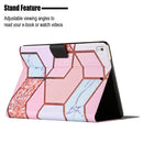 For iPad Air / Air 2 / 9.7 5th 6th Gen Marble Pattern Smart Leather Tablet Case
