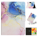 For iPad Air / Air 2 / 9.7 5th 6th Gen Marble Pattern Smart Leather Tablet Case