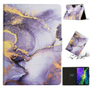 For iPad Air / Air 2 / 9.7 5th 6th Gen Marble Pattern Smart Leather Tablet Case