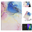 For iPad Air / Air 2 / 9.7 5th 6th Gen Marble Pattern Smart Leather Tablet Case