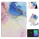 For iPad Air / Air 2 / 9.7 5th 6th Gen Marble Pattern Smart Leather Tablet Case