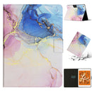 For iPad Air / Air 2 / 9.7 5th 6th Gen Marble Pattern Smart Leather Tablet Case