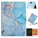 For iPad Air / Air 2 / 9.7 5th 6th Gen Marble Pattern Smart Leather Tablet Case