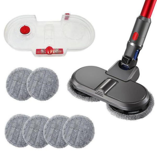 X001 Vacuum Cleaner Electric Mop Cleaning Head with Water Tank, For Dyson V6, For Dyson V7 / V8 / V10 / V11