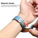 For Samsung Galaxy Watch 5 40mm / 44mm Plain Weave Genuine Leather Watch Band