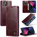 For iPhone 13 CaseMe Leather Wallet Phone Case