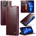 For iPhone 13 Pro CaseMe Leather Wallet Phone Case