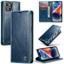 For iPhone 13 CaseMe Leather Wallet Phone Case