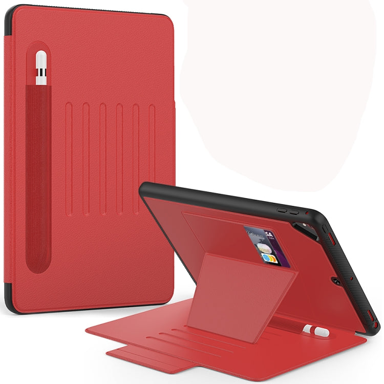 For iPad Mini 5 PC Protective Leather Case with Card Slots & Pen Slot