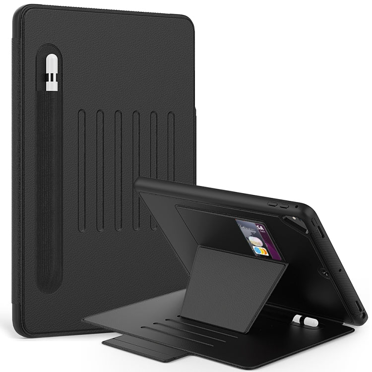 For iPad Mini 5 PC Protective Leather Case with Card Slots & Pen Slot