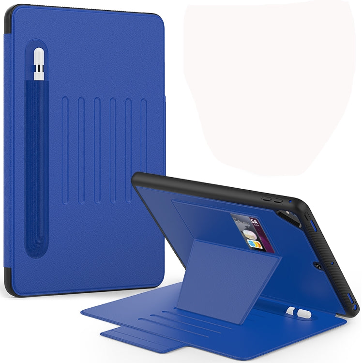 For iPad Mini 5 PC Protective Leather Case with Card Slots & Pen Slot