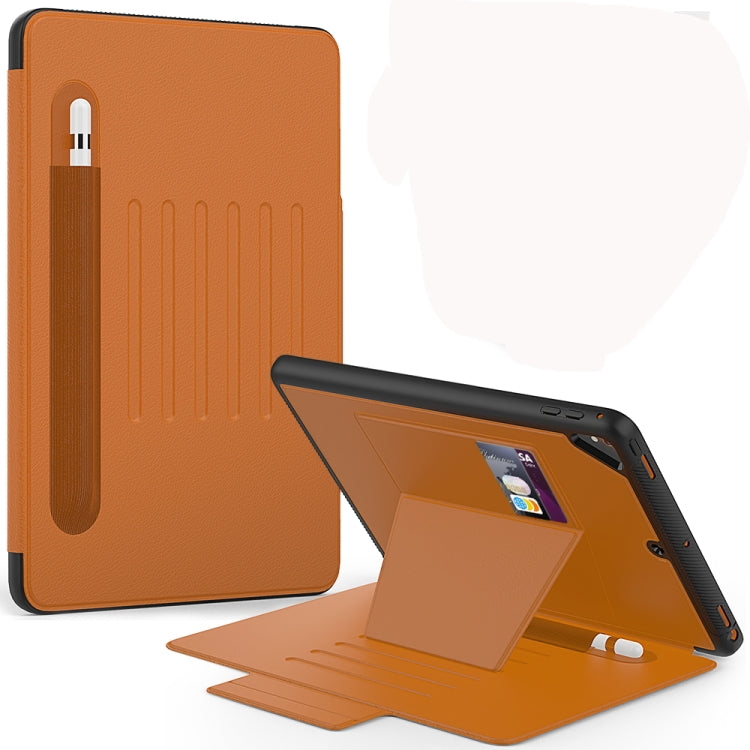 For iPad Mini 5 PC Protective Leather Case with Card Slots & Pen Slot