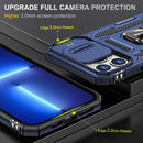For iPhone 12 Pro Armor PC + TPU Camera Shield Phone Case