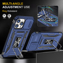 For iPhone 12 Pro Armor PC + TPU Camera Shield Phone Case