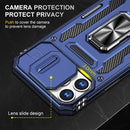 For iPhone 12 Pro Armor PC + TPU Camera Shield Phone Case