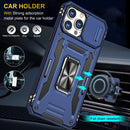 For iPhone 12 Pro Armor PC + TPU Camera Shield Phone Case