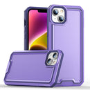 For iPhone 14 Plus Armour Two-colour TPU + PC Phone Case