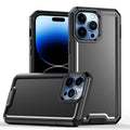 For iPhone 14 Pro Armour Two-colour TPU + PC Phone Case