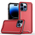 For iPhone 14 Pro Armour Two-colour TPU + PC Phone Case