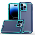 For iPhone 14 Pro Armour Two-colour TPU + PC Phone Case