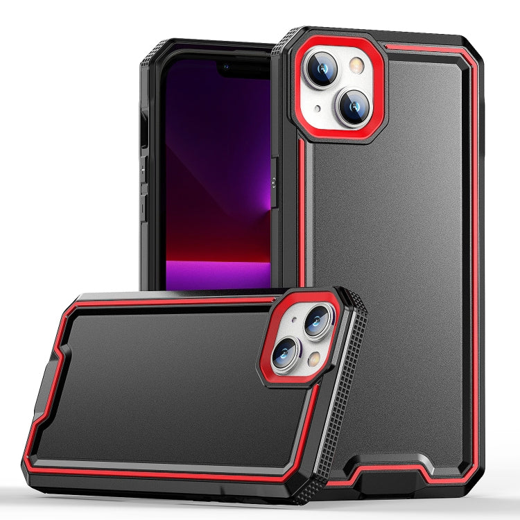 For iPhone 13 Pro Max Armour Two-colour TPU + PC Phone Case