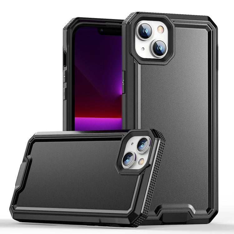 For iPhone 13 Pro Max Armour Two-colour TPU + PC Phone Case