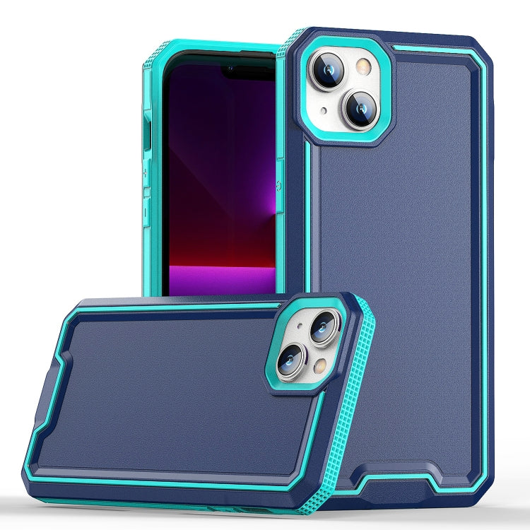 For iPhone 13 Pro Max Armour Two-colour TPU + PC Phone Case