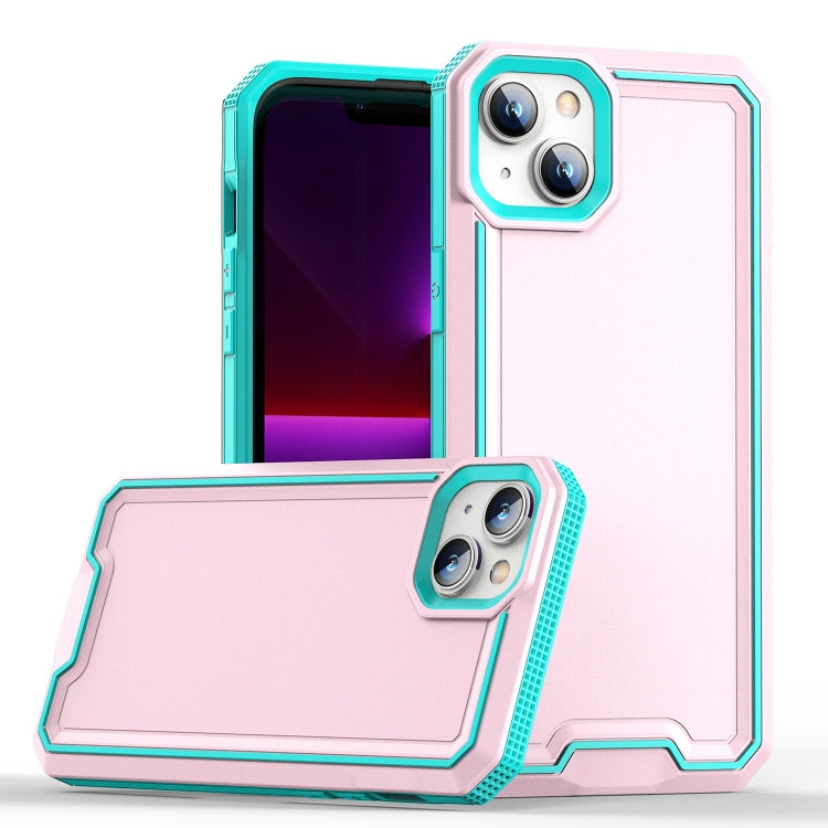 For iPhone 13 Pro Max Armour Two-colour TPU + PC Phone Case