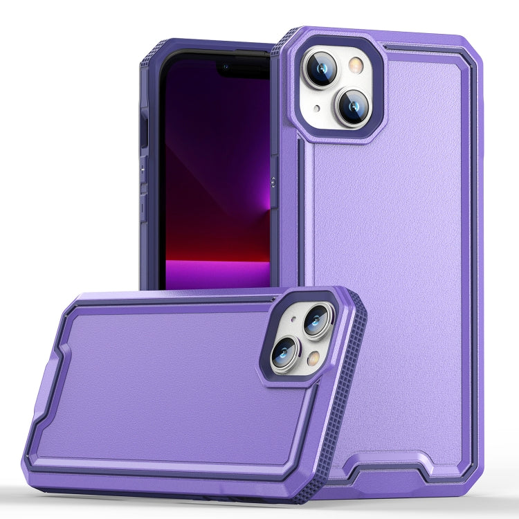 For iPhone 13 Pro Max Armour Two-colour TPU + PC Phone Case