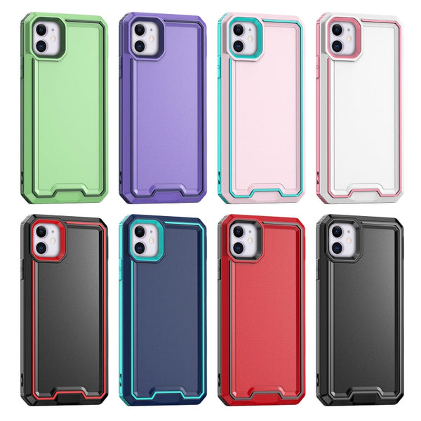 For iPhone 12 Pro Armour Two-colour TPU + PC Phone Case