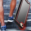 For iPhone 14 Plus Armour Two-colour TPU + PC Phone Case