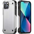 For iPhone 14 Plus 2 in 1 Soft TPU Hard PC Phone Case