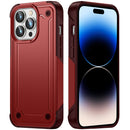 For iPhone 14 Plus 2 in 1 Soft TPU Hard PC Phone Case
