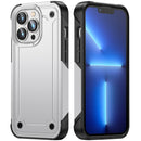 For iPhone 14 Plus 2 in 1 Soft TPU Hard PC Phone Case