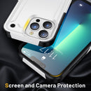 For iPhone 14 Plus 2 in 1 Soft TPU Hard PC Phone Case
