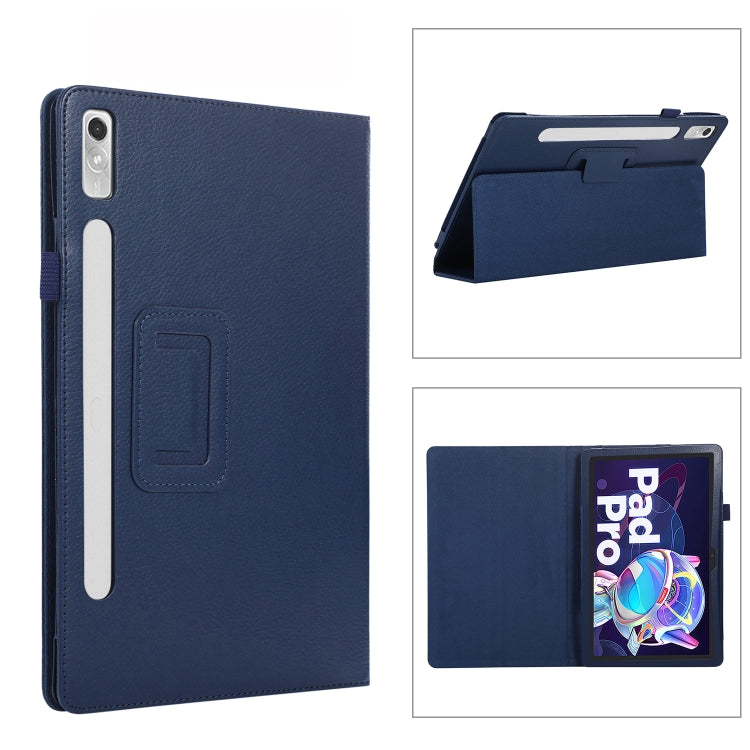 For Lenovo Tab P11 Pro Gen 2 Texture Leather Tablet Case with Holder