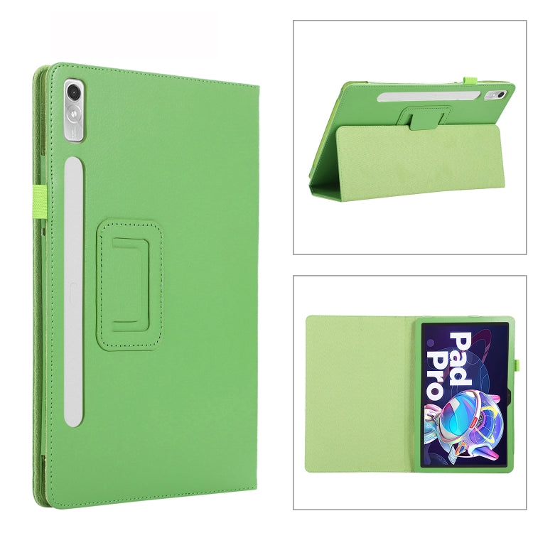 For Lenovo Tab P11 Pro Gen 2 Texture Leather Tablet Case with Holder