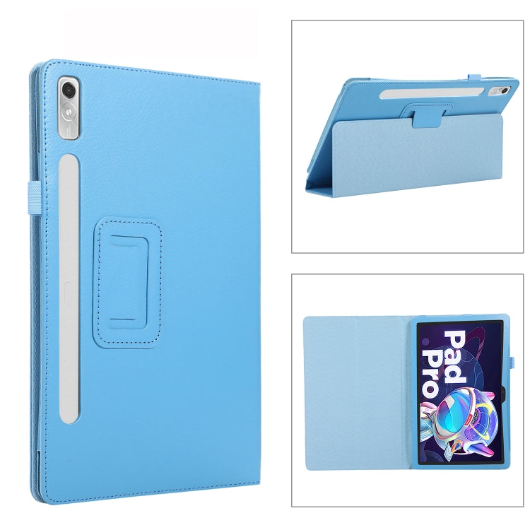 For Lenovo Tab P11 Pro Gen 2 Texture Leather Tablet Case with Holder