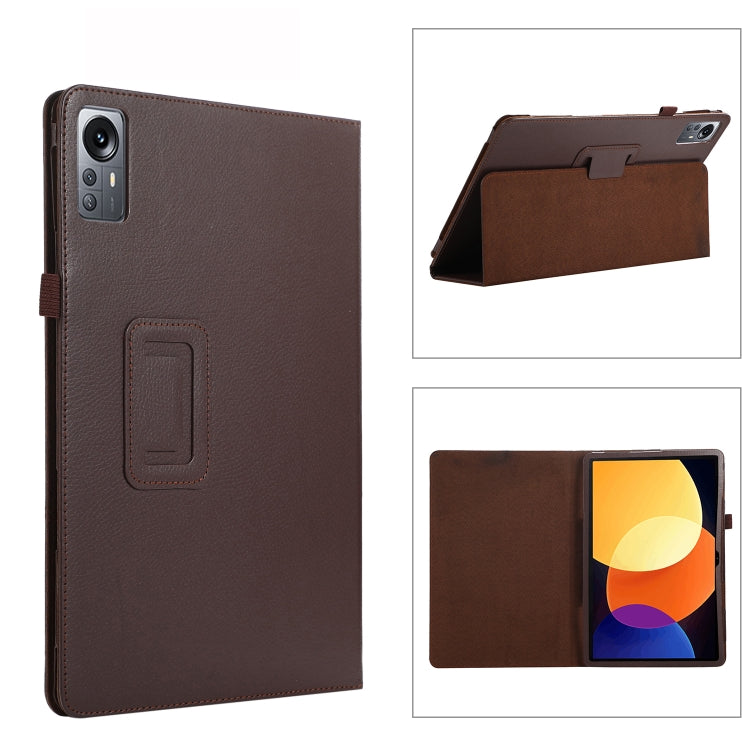 For Lenovo Tab P11 Pro Gen 2 Texture Leather Tablet Case with Holder