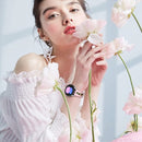 For Samsung Galaxy Watch 7/6/5/4 Vertical Grain Printing Silicone Watch Band