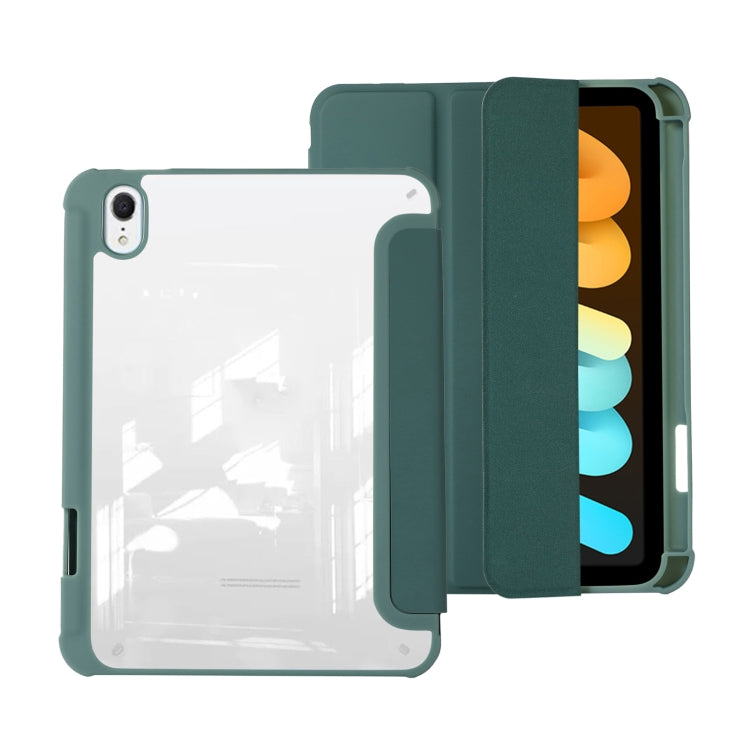 Acrylic 3-folding Leather Tablet Case, For iPad 11th Gen 2025 A16